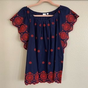 Women’s Gap embroidered blouse